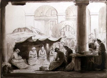 Herneiden kuoriminen, Covent Garden
