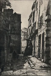 "Rue des Pretres-St Severin", 1915.