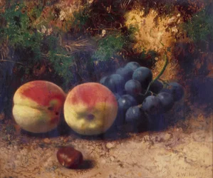 "Persikat ja viinirypäleet", 1864