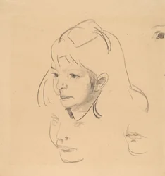 Tutkimuksia Jean, c. 1920.
