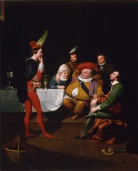 Falstaff esittelee Henrik IV:n, n. 1834