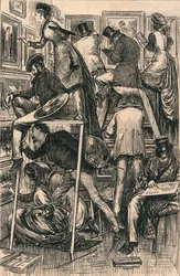 Lakkauspäivä Royal Academyssa, 1877