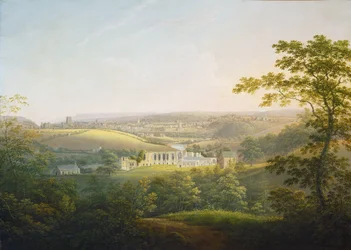 Easby Abbey, lähellä Richmondia, noin 1821-1854 (öljy kankaalle).