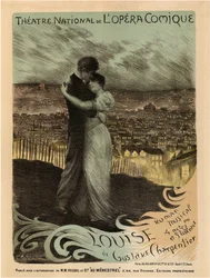 Gustave Charpentierin Opera Louise -juliste, 1900