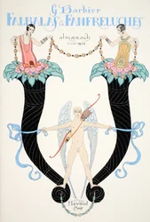 Etukansi "Falbalas and Fanfreluches, Almanac of Present, Past and Future Modes"