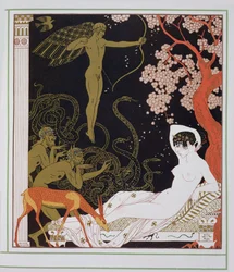 Venus tai La belle Hélène (väri litho)