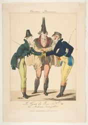 Le Goût du Jour, nro 21: The Incredible Moderns, Caricatures Parisiennes, noin. 1815.