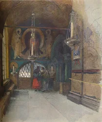"Moskovan ilmestyksen katedraalin sisustus", n. 1900, 1905