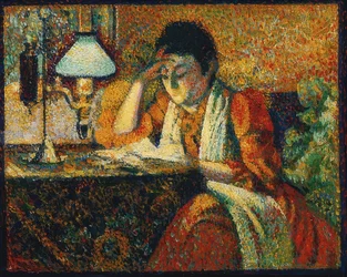 Die Lesende (Lukija). Öh 1888