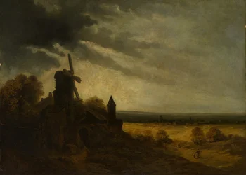 Montmartren mylly, luultavasti n. 1820.
