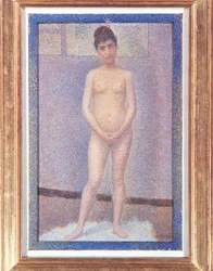 Malli edestä (Poseuse de face)