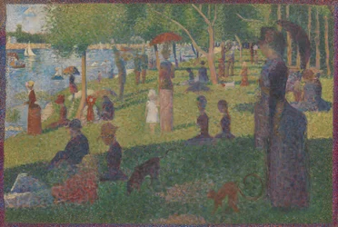 Study for A Sunday on La Grande Jatte, 1884.