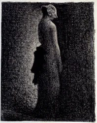 Musta solmu. Noin 1882. Mitat: 0,31 x 0,23 m. Pariisi, Musée d