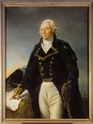 Valmyn herttua, Moselin armeijan kenraali Francois Christophe Kellermannin (1735-1820) muotokuva Georges Rouget