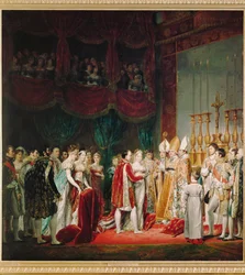 Napoleon I:n ja Habsburg-Lothringenin Marie Louisen häät ... (maalaus kankaalle)