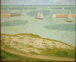 Port-en-Bessin, sisäänkäynti ulkosatamaan