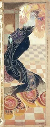 Nainen mustassa puvussa, n. 1900