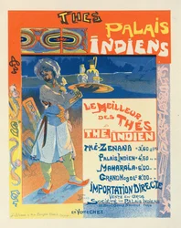 Teetä Intian palatsista, n. 1900.