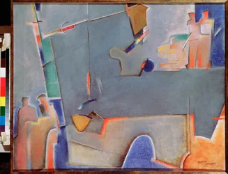 Nostonosturi - Georgi Avgustovich Stenbergin (1900-1933) maalaus, öljy kankaalle