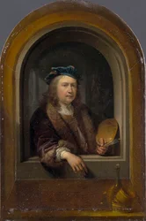Omakuva paletilla, c. 1660.