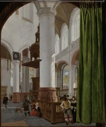 Delftin vanhan kirkon sisustus, 1654