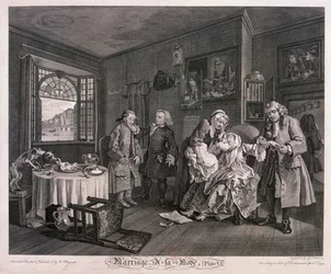 "Avioliitto a la mode, levy VI", 1745