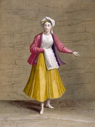 Tyttö St. John of Patmosista, pub. C1707.