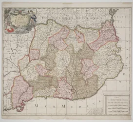 Katalonian ruhtinaskunta, n. 1702 (käsinvärinen etsaus)