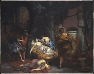 Kleopatran kuolema, 1686