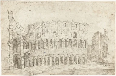 Colosseumin raunioiden ulkopuoli, Rooma