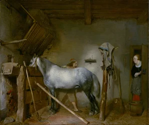 Hevonen tallissa, n. 1652-54
