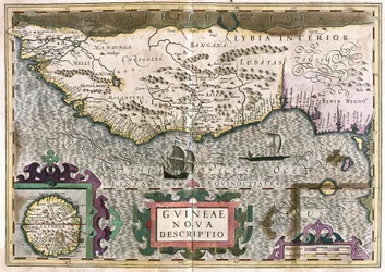 Guinea, Lybia - Afrikka (kaiverrus
