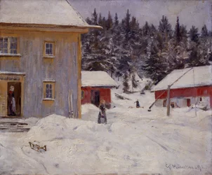 Vallerin tilan piha