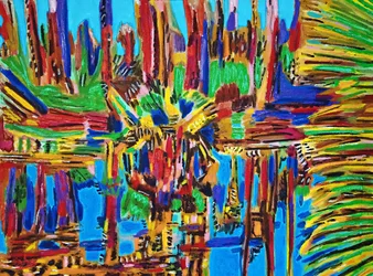 Estuario Abstracto II, .2018 (öljy kankaalle)