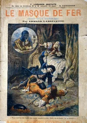 Le Masque de Fer, Edmond Ladoucetten romaanin kansi, julkaistu erissä 1800-luvun lopussa