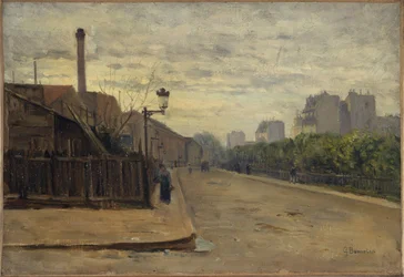 Rue Auguste-Cain, noin 1900 (öljy)