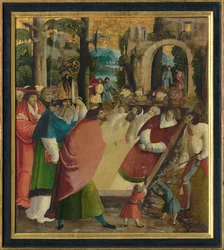 Pyhän Stefanos ensimmäisen marttyyri pyhäinjäännösten löytö, noin 1515.
