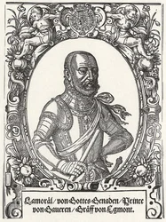 Lamoralin, Egmontin kreivin, Gaveren prinssin muotokuva, 1500-luvun toinen puoli.