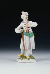 Persialainen Meissen-hahmo, n. 1748 (posliini)