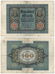 Sadan markan seteli, 1920 (recto ja verso)