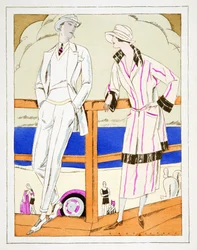 Ammeer, Gerard Bresserin asut, Styl, pub.1922 (pochoir print)