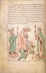 Arundel 44 f.34v, Nöyryyden voitto (vellum)