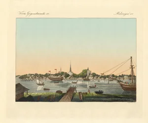 Bangkok (värillinen kaiverrus)