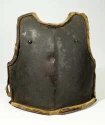 Rintalevy, n. 1650-1700 (teräs, maali, nahka ja kangas)