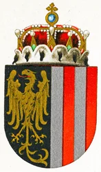 Ylä-Itävallan vaakuna, n. 1898