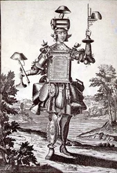 Pubi peltisepälle, pubi. kirjoittanut Gerard Valck (1651/2-1726) n. 1690 (kaiverrus)
