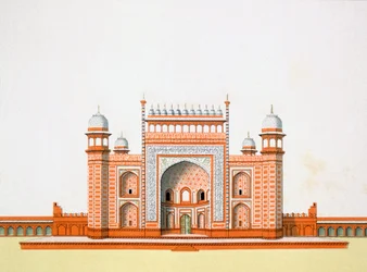 Sisäänkäynti Taj Mahaliin