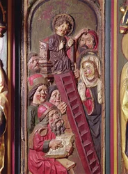 Jeesus lääkäreiden joukossa (puu)