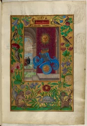 Ms Harley 3469, f.2 Two Golden Suns, Salomon Trismosinin Splendor Solisista