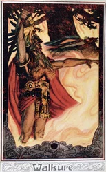 Postikortti, jossa Odin kutsuu tulta, 1914